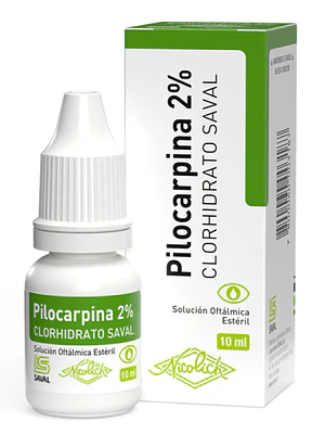 Pilocarpina clorhidrato 2 % Solución oftálmica 10 ml.