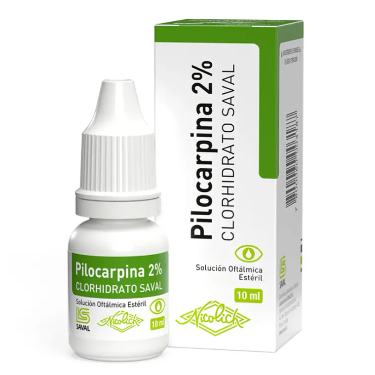Pilocarpina clorhidrato 2 % Solución oftálmica 10 ml. 1