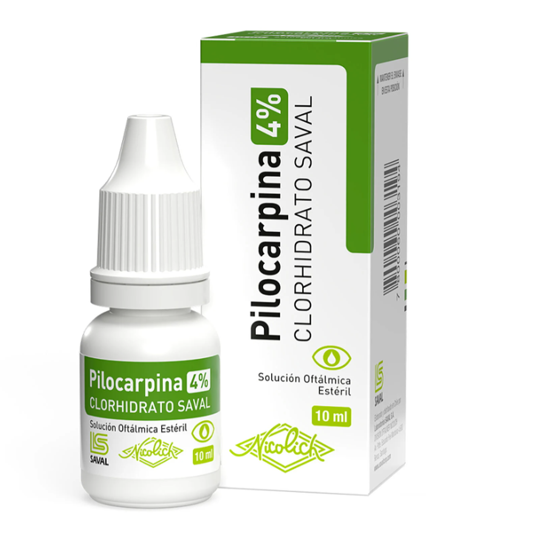 Pilocarpina 4 % Solución oftálmica 10 ml. 1