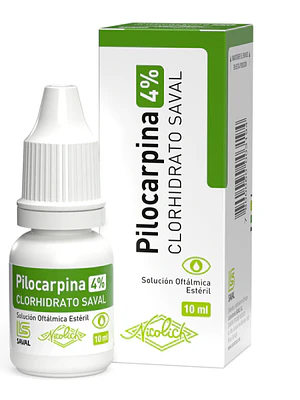 Pilocarpina 4 % Solución oftálmica 10 ml.