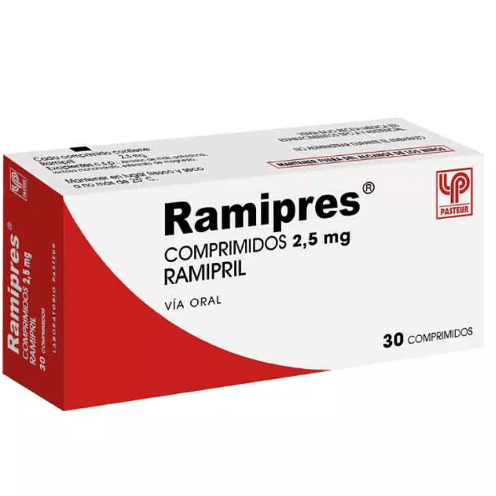 Ramipres Ramipril 2,5 mg 30 Comprimidos. 1