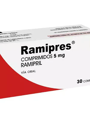 Ramipres Ramipril 5,0 mg 30 Comprimidos.