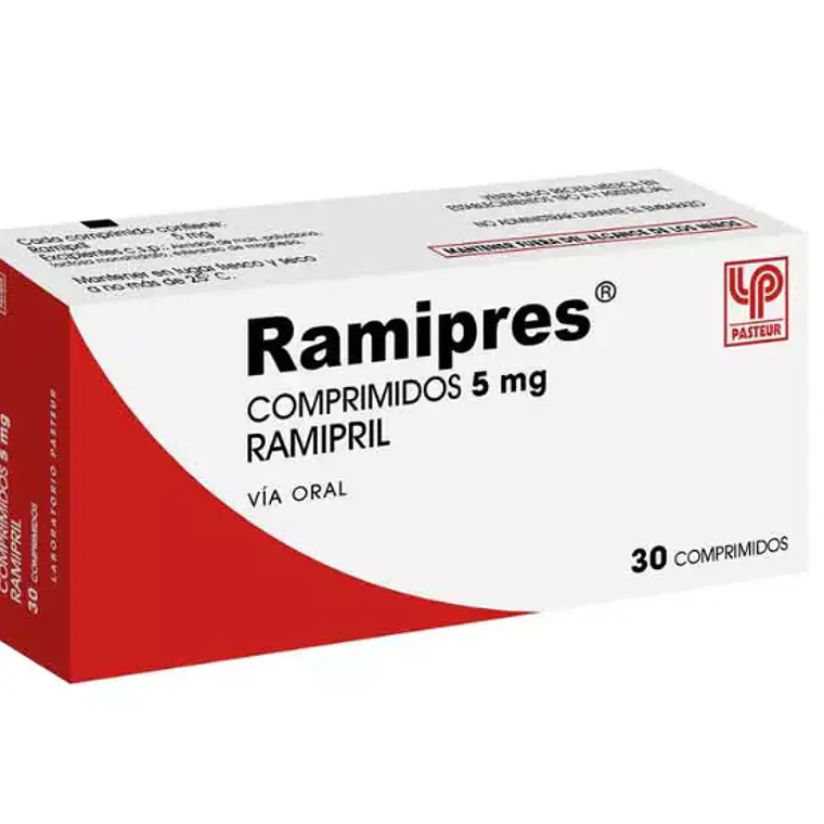 Ramipres Ramipril 5,0 mg 30 Comprimidos. 1