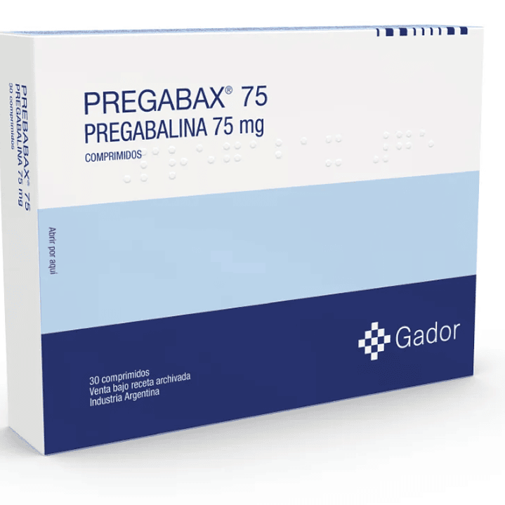 Pregabax (B) Pregabalina 75 mg 28 Cápsulas. 1