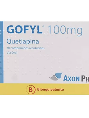 Gofyl (B) Quetiapina 100 mg 30 Comprimidos.