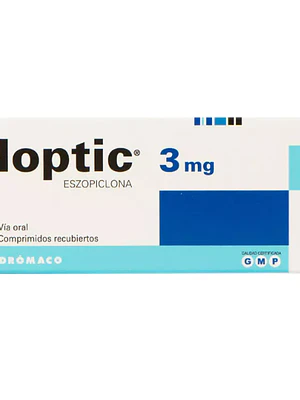 Noptic Eszopiclona 3 mg 30 Comprimidos recubiertos.