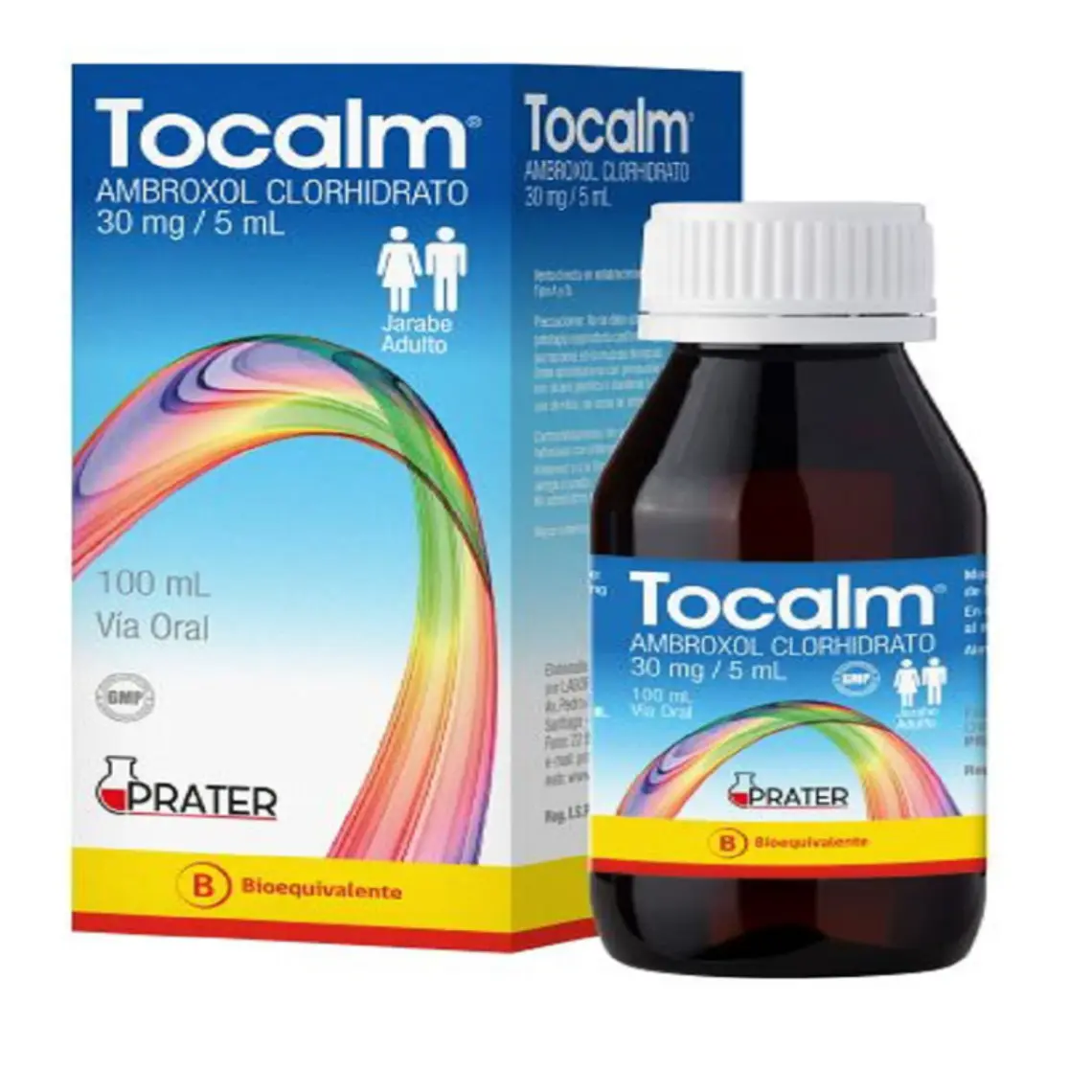 Tocalm (B) Ambroxol 30 mg/ 5 ml Jarabe adulto 100 ml. 1