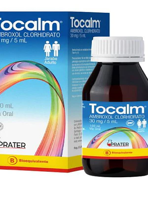 Tocalm (B) Ambroxol 30 mg/ 5 ml Jarabe adulto 100 ml.