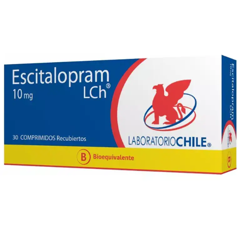 Escitalopram (B) 10 mg 30 Comprimidos recubiertos. 1