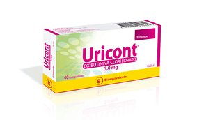 Uricont Oxibutinina 5 mg 40 Comprimidos.