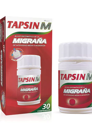 Tapsin Migraña 30 Comprimidos.