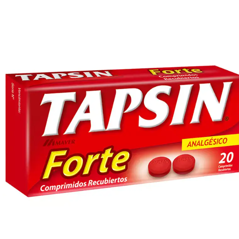 Tapsín Forte Paracetamol, Cafeína 20 Comprimidos. 1