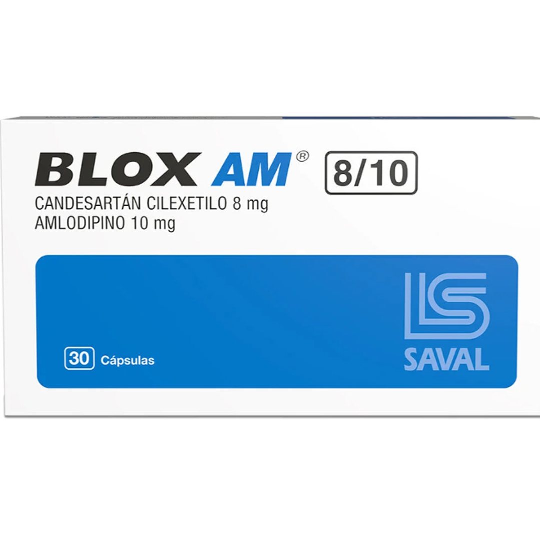 Blox Am 8/10 mg 30 Cápsulas. 1