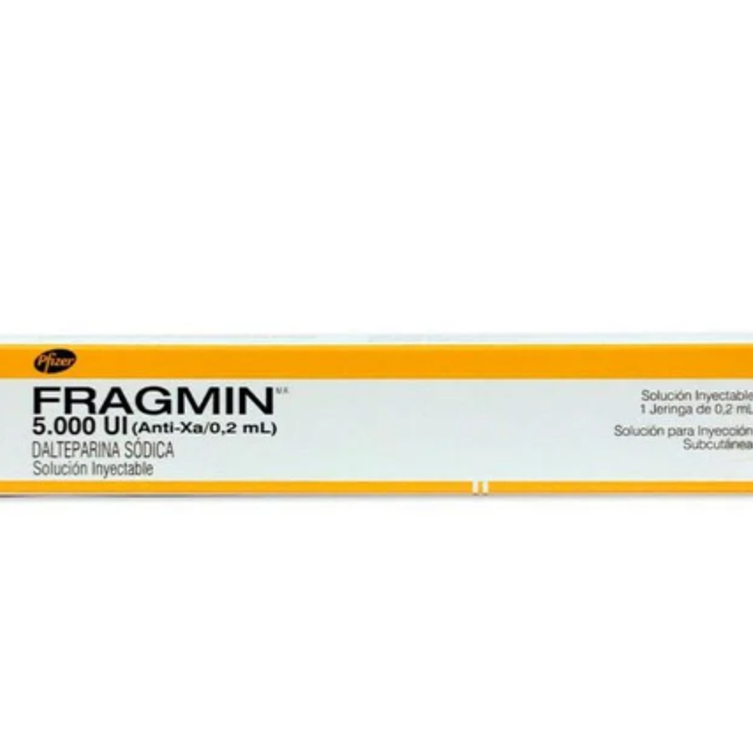 Fragmin Dalteparina 5000UI/0,2 ml  1 Jeringa Prellenada. 1