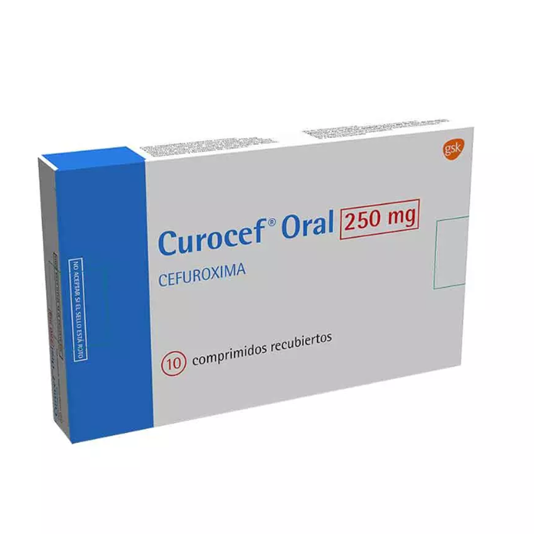 Curocef 250 mg 10 Comprimidos recubiertos. 1