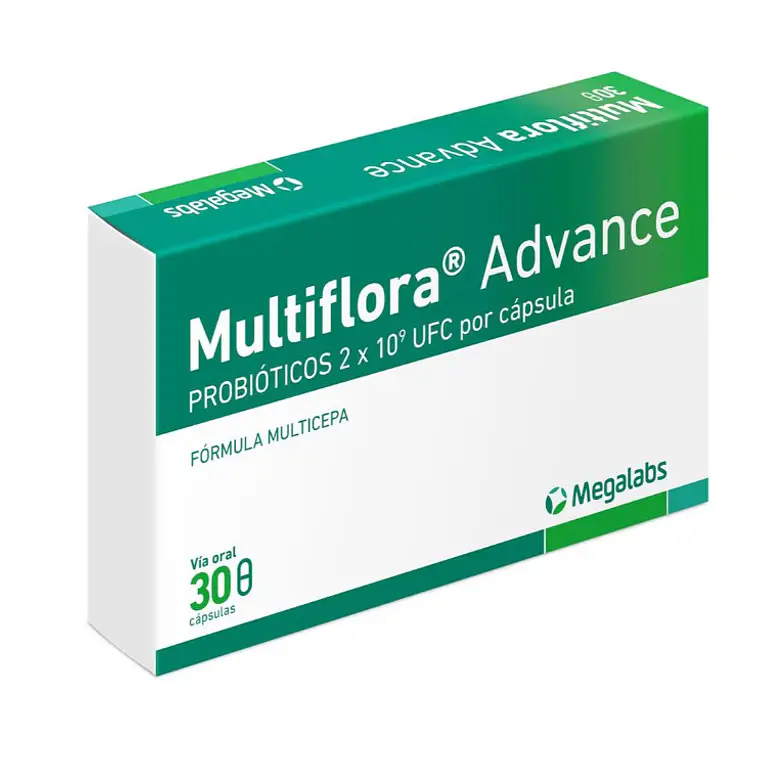 Multiflora Advance Probióticos 30 Cápsulas. 1