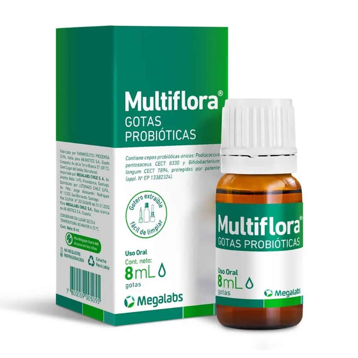 Multiflora Gotas Probióticas 8 ml. 1