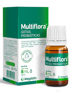 Multiflora Gotas Probióticas 8 ml.