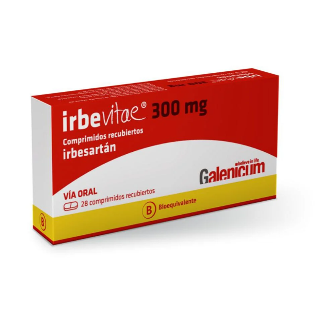 Irbevitae (B) Irbesartán 300 mg 28 Comprimidos. 1