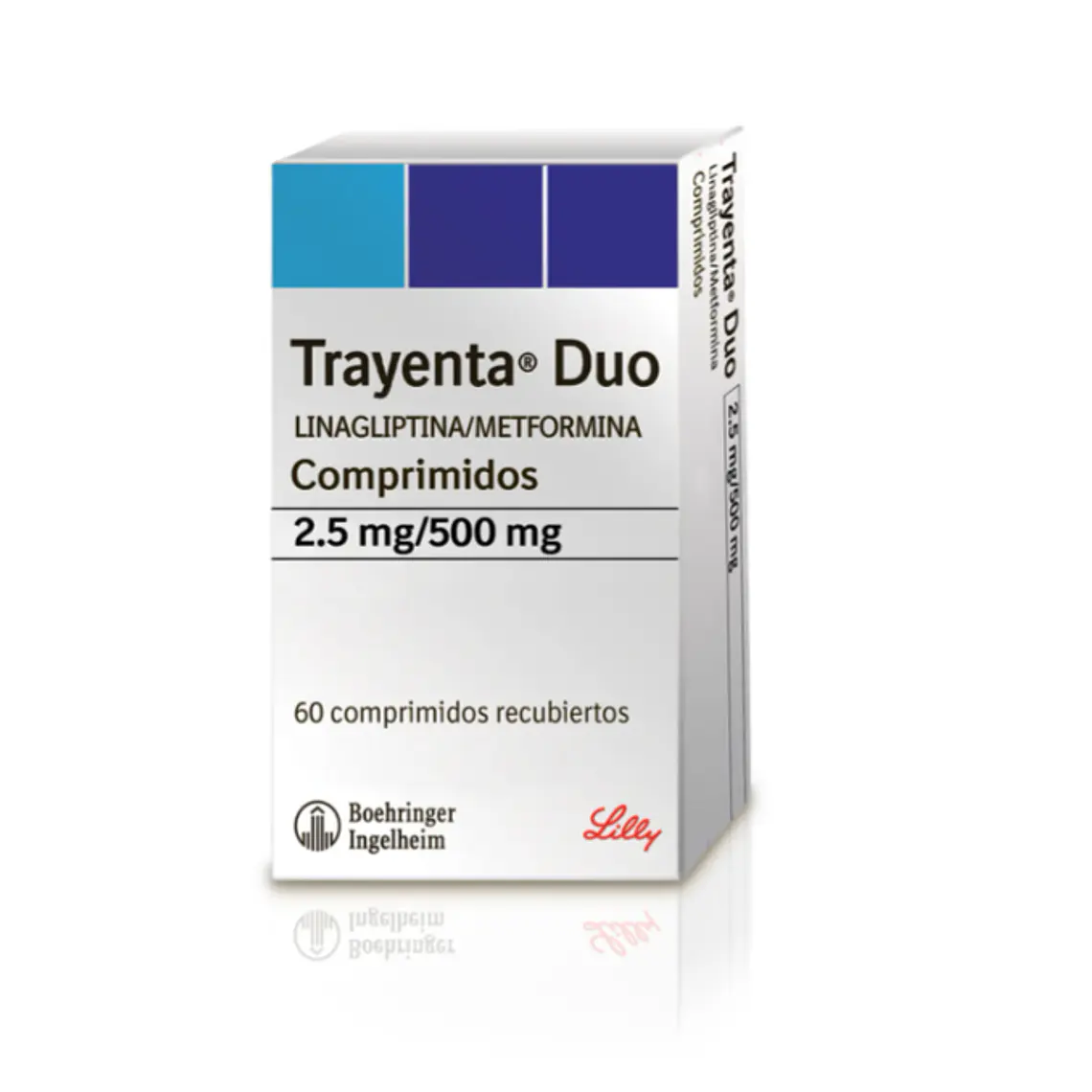 Trayenta Duo Linagliptina, Metformina 2,5 / 500 mg 60 Comprimidos. 1