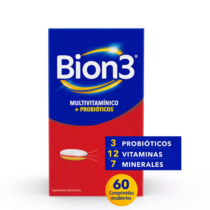 Bion 3 Adultos 60 Comprimidos. 1