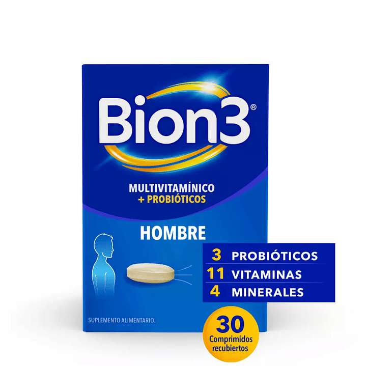 Bion 3 Hombre 30 Comprimidos. 1