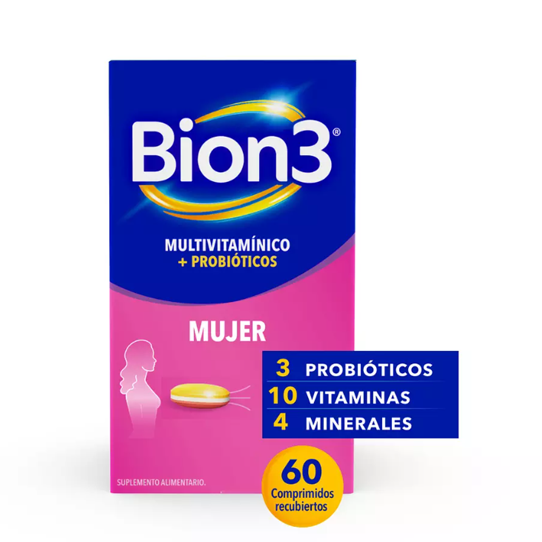 Bion 3 Mujer 60 Comprimidos. 1