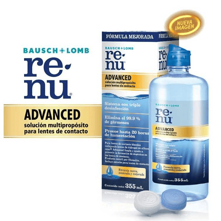 Renu Advanced Solución multipropósito 355 ml. 1