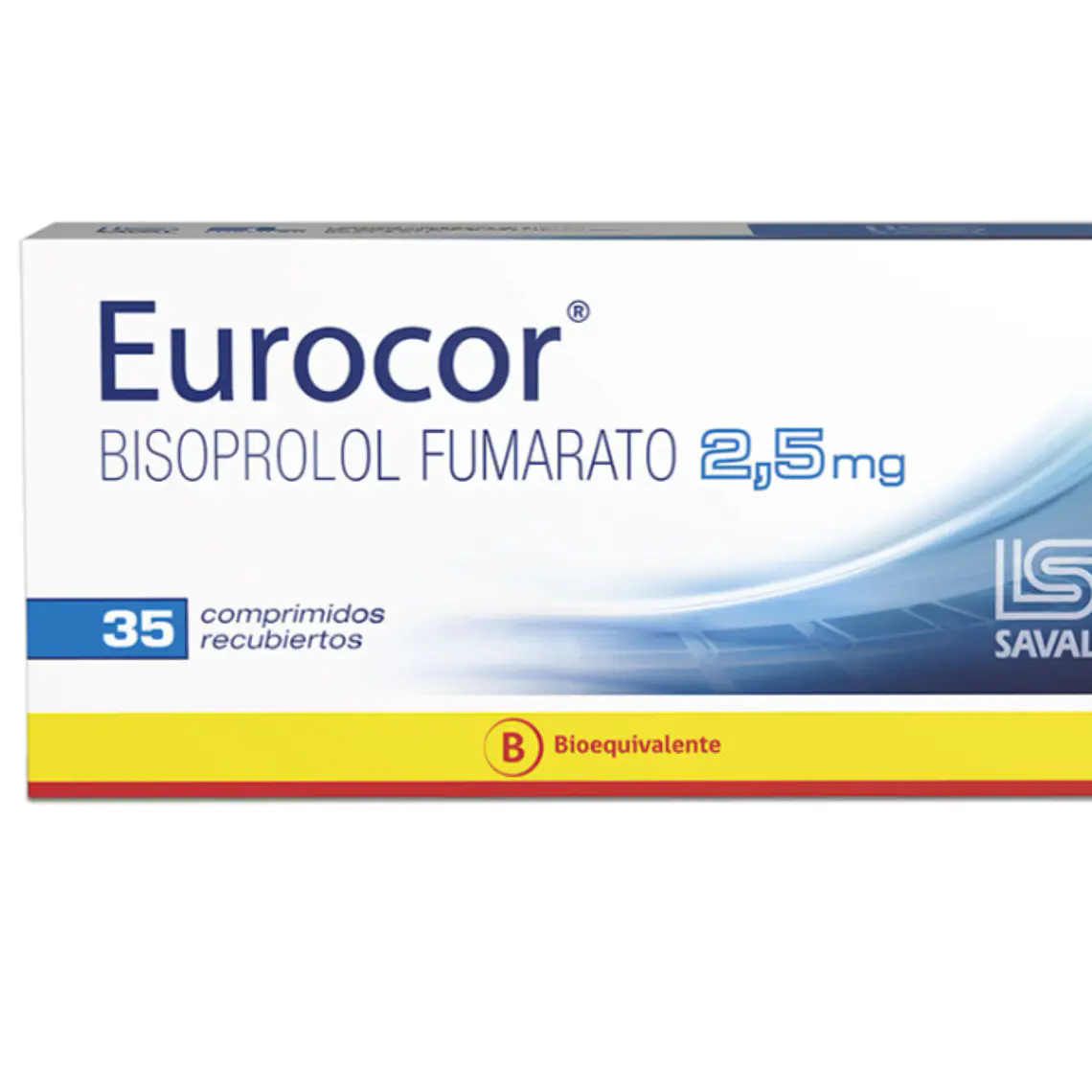 Eurocor (B) Bisoprolol 2,5 mg 35 Comprimidos recubiertos. 1