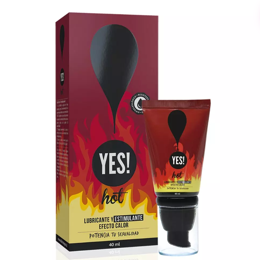 Yes! Lubricante y estimulante Hot 40 ml. 1