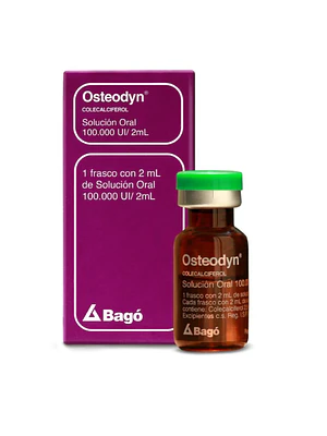 Osteodyn Colicalciferol Solución oral 100.000 U.I. 2 ml.