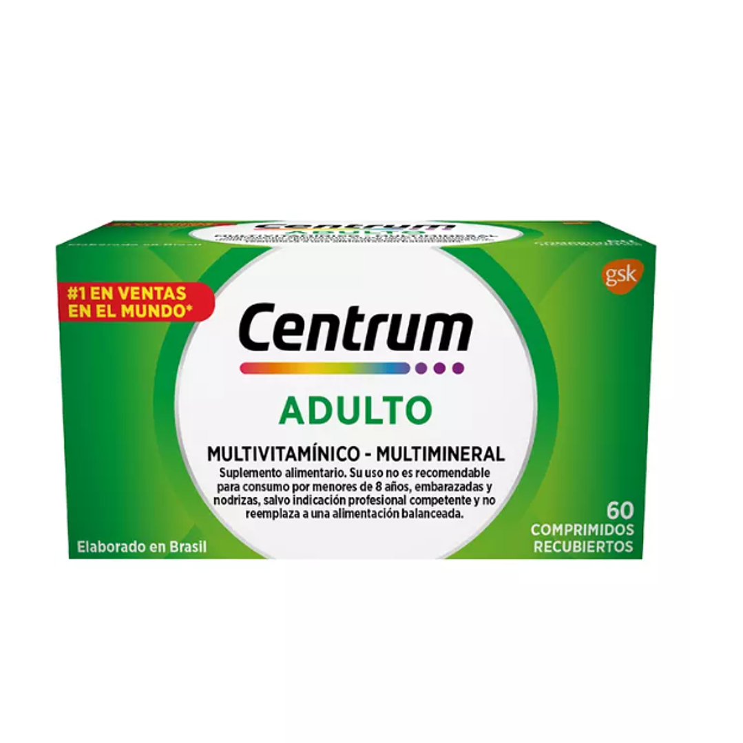 Centrum adulto 60 Comprimidos. 1