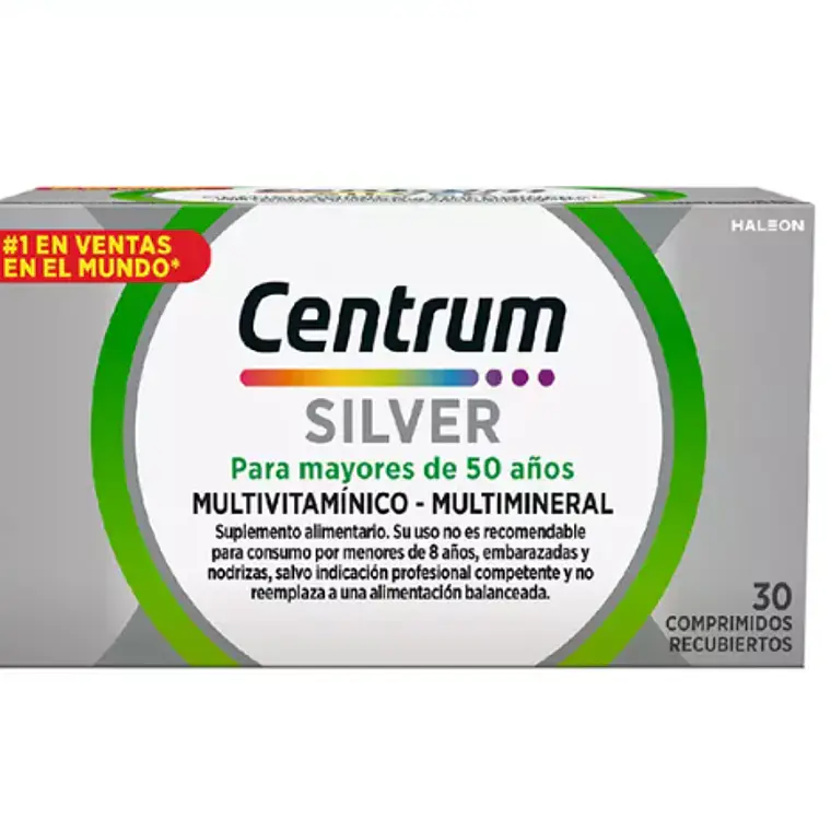 Centrum Silver 30 Comprimidos recubiertos. 1