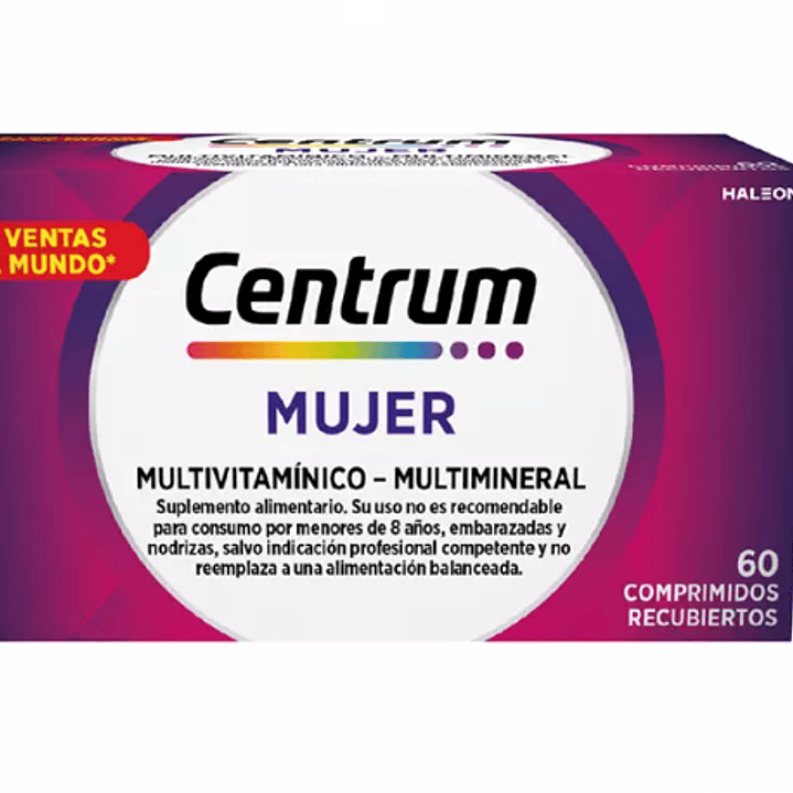 Centrum Mujer 60 Comprimidos. 1