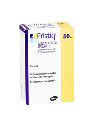 Pristiq Desvenlafaxina 50 mg 28 Comprimidos recubiertos.