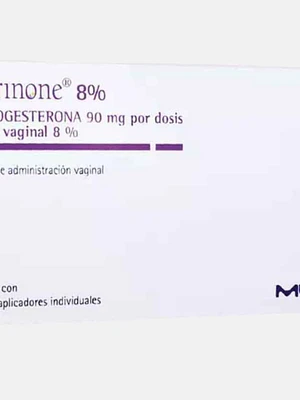 Crinone 8% Progesterona Gel Vaginal 15 Aplicaciones