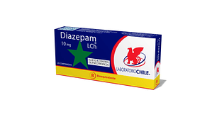 Diazepam 10 mg 20 Comprimidos (Disponible solo para compra en Local)