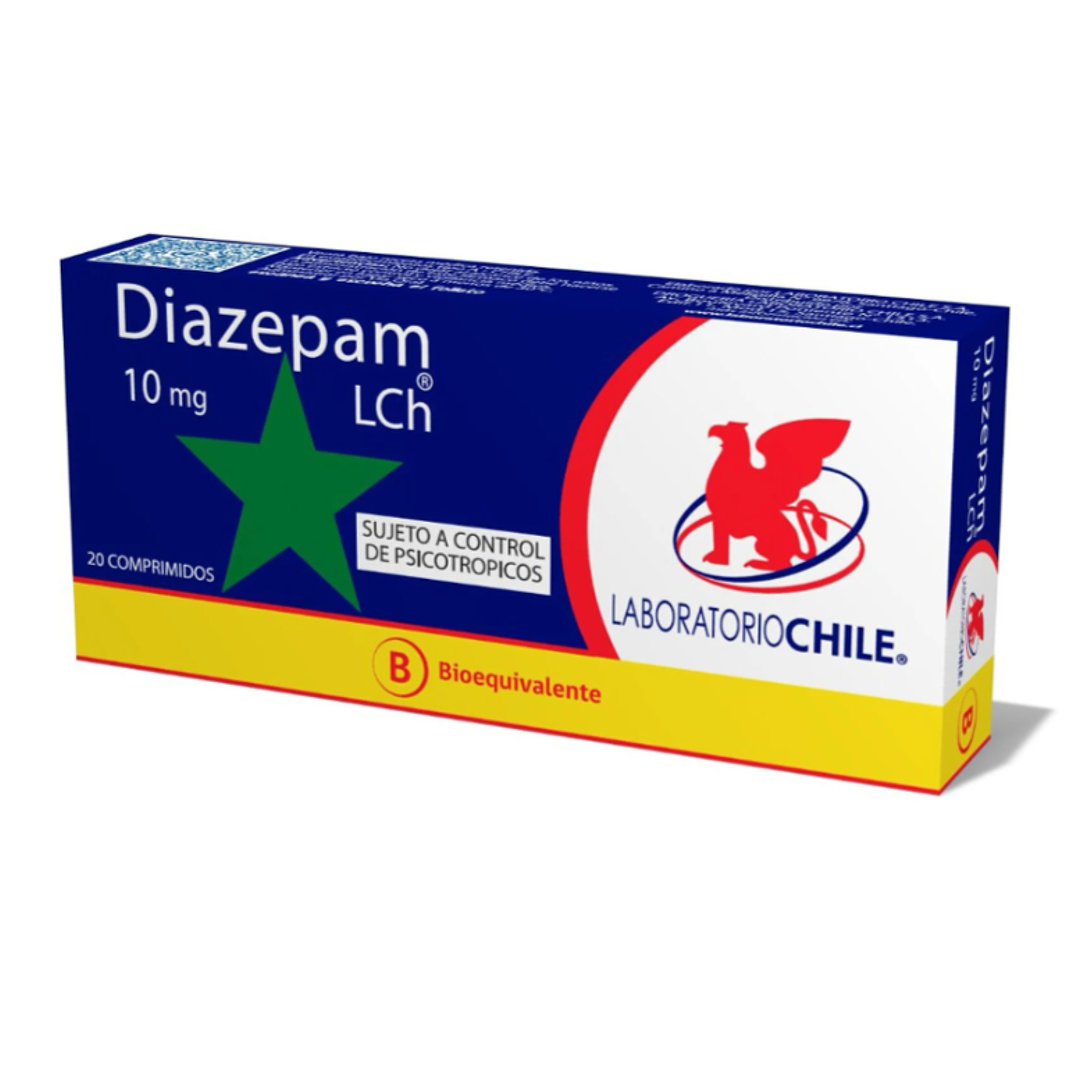 Diazepam 10 mg 20 Comprimidos (Disponible solo para compra en Local) 1