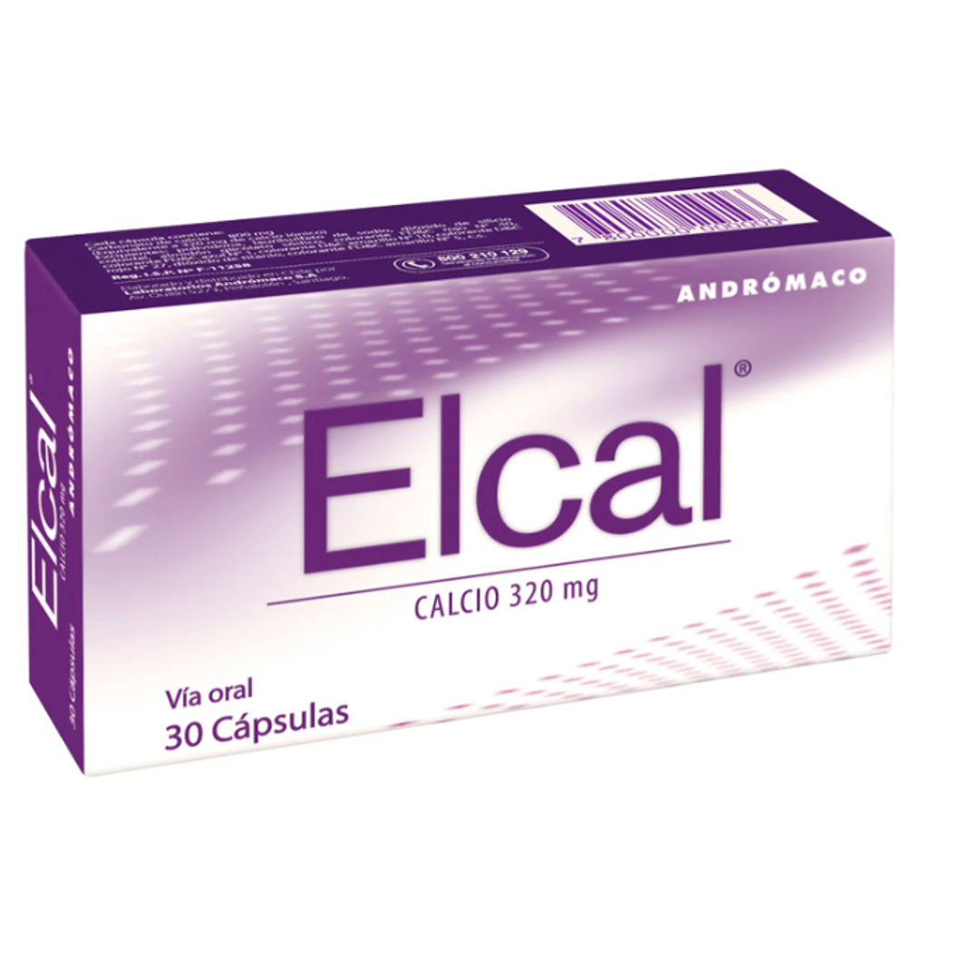 Elcal Calcio 320 mg 30 Cápsulas. 1