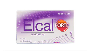 Elcal Forte Calcio 450 mg 30 Comprimidos.