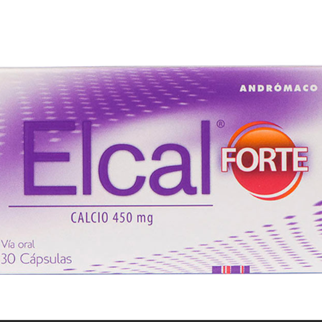 Elcal Forte 450 mg 30 Cápsulas. 1