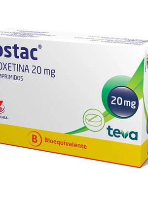 Sostac (B) Fluoxetina 20 mg 60 Comprimidos.