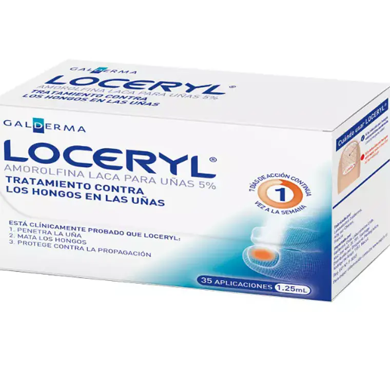 Loceryl Amorolfina 5 % Laca 1,25 ml. 1