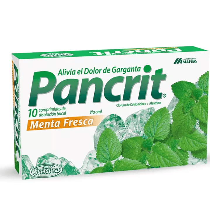 Pancrit Menta fresca 10 Comprimidos. 1