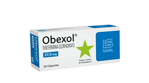 Obexol 37,5 mg 30 Comprimidos. (Disponible solo para compra en local)