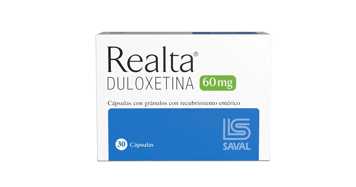 Realta 60 mg 30 Cápsulas