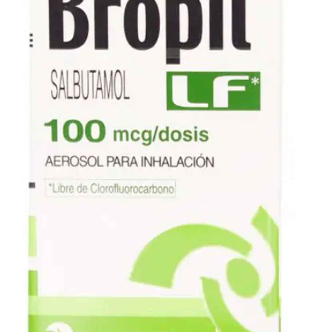 Bropil LF Salbutamol 100 mcg Inhalador 200 dosis. 1