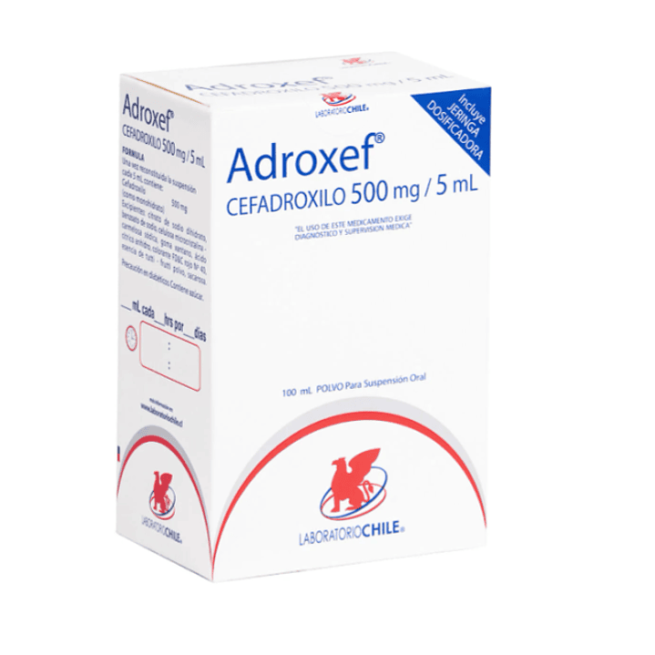 Adroxef Cefadroxilo 500 mg / 5ml Jarabe 100 ml. 1