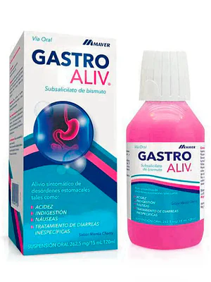 Gastro Aliv 262,5 mg / 15 ml Suspensión 120 ml.