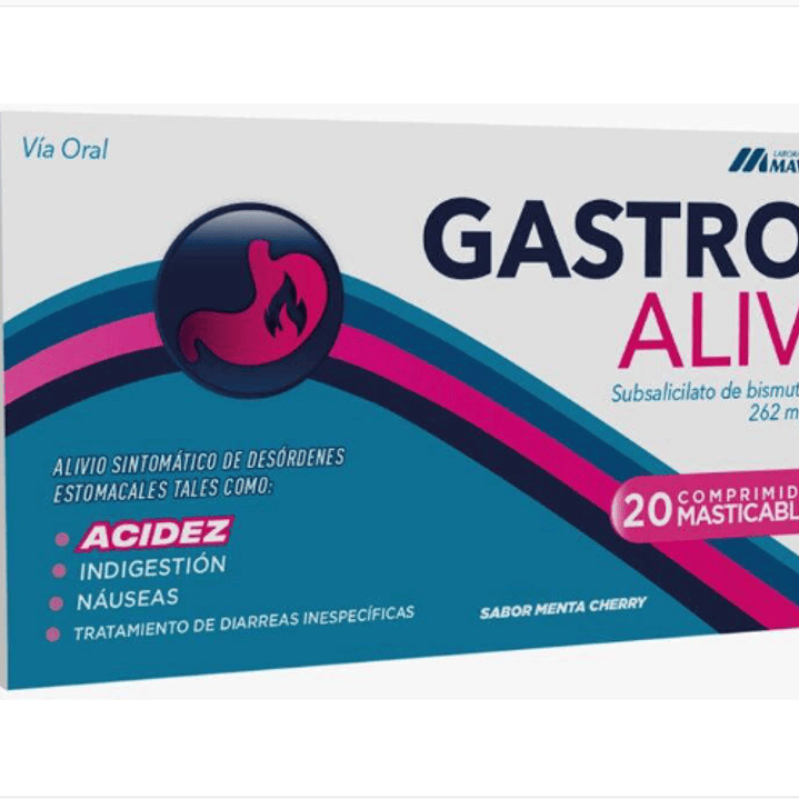 Gastro Aliv 20 Comprimidos masticables. 1